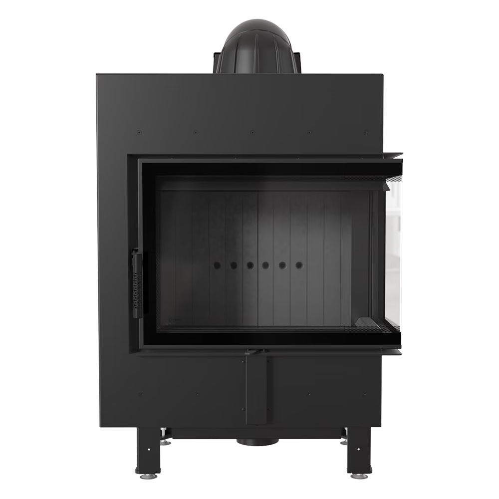   Каминная топка Kratki LUCY/12/SLIM/P/BS(Белая футеровка)