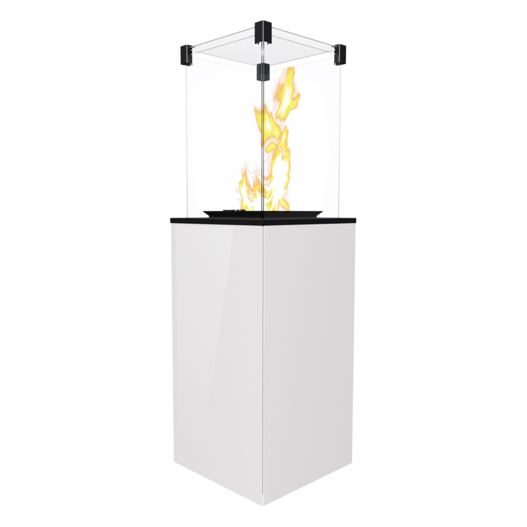   Газовый камин Kratki PATIO/M/G31/37MBAR с ручным управлением(CZ/P - Черное тиснение)