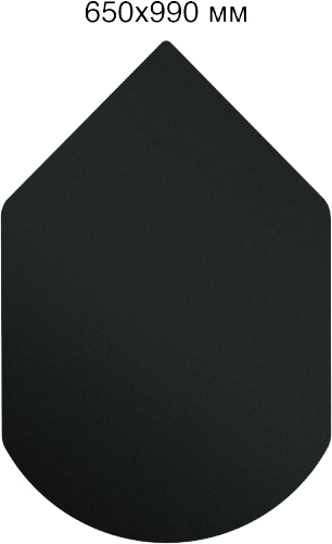   Лист предтопочный ЭкоКамин угловой LP001