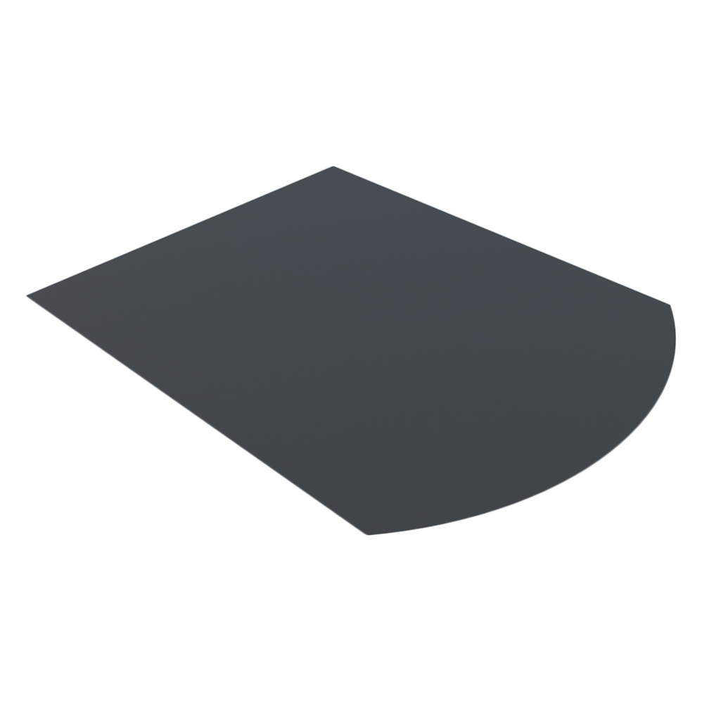   Лист напольный Везувий сталь R641(Размер 1000x800 мм, Толщина 1,5 мм, Цвет Антрацит)