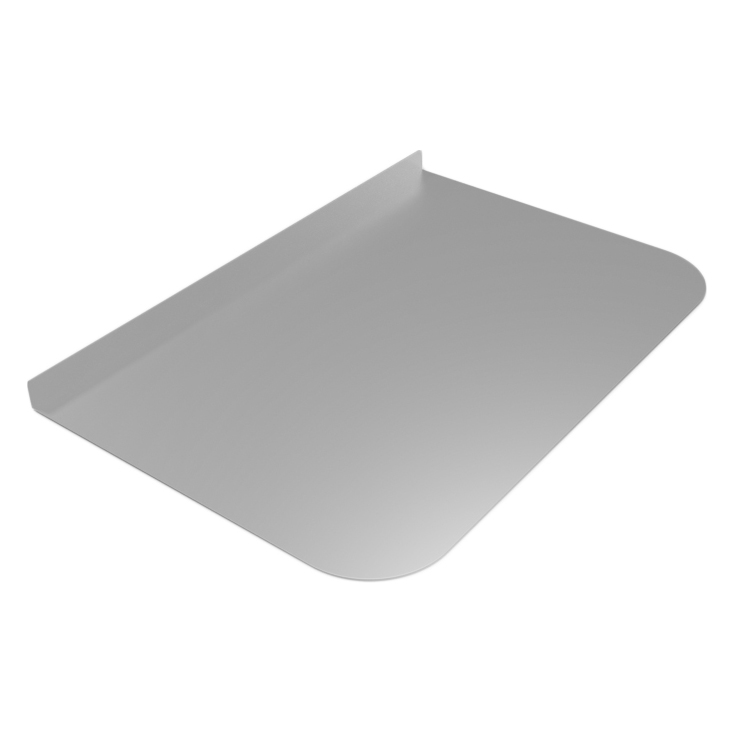   Лист предтопочный Везувий Нерж. зеркальный(1000х1000 мм)