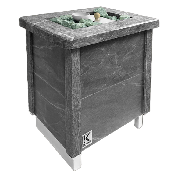   Электрическая печь KARINA Quadro 7,5 кВт в облицовке талькохлорит