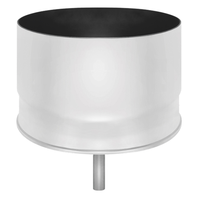 Стакан тройника с конденсатоотводом Везувий (Ø 200 мм)