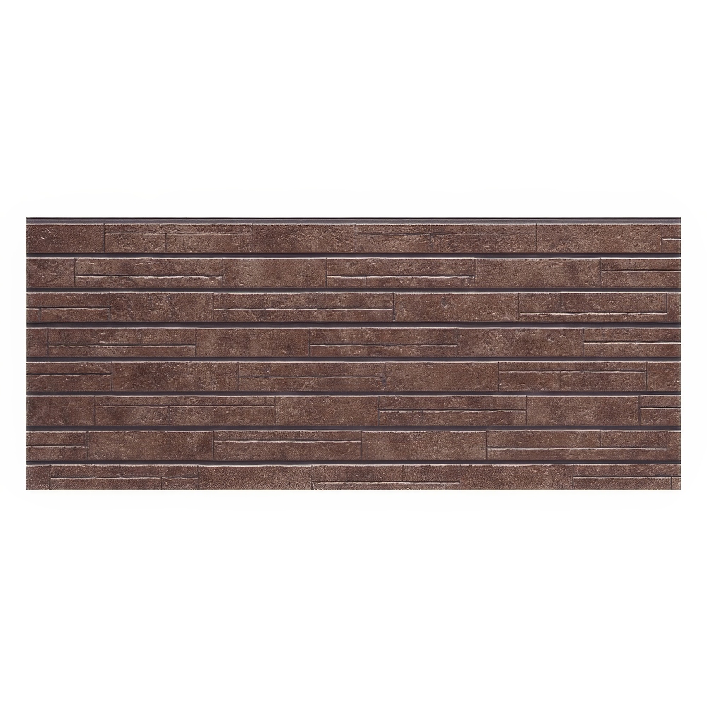   Панель фибро-цементная Nichiha Камень (Темно-коричневый) WFX442G(455x1010x14 мм)