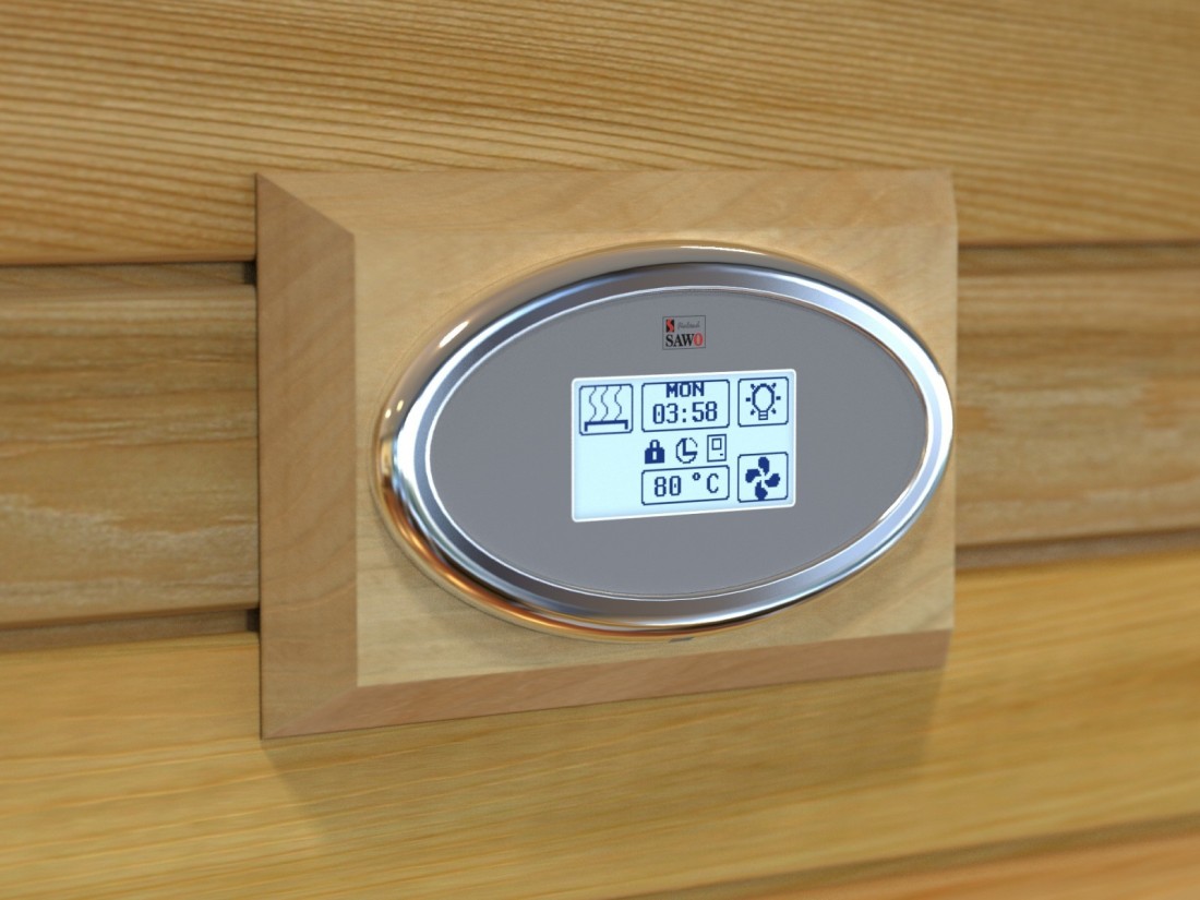   Держатель пульта SAWO Innova INN-IH20 (прямоугольный)(Материал: Кедр)