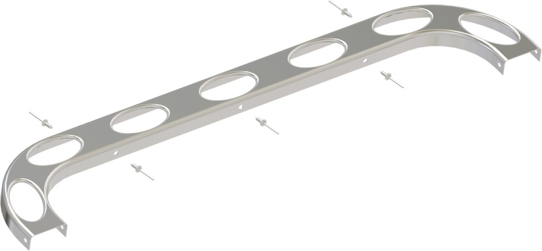   Задняя часть верхнего ободка SAWO для печи SCA/NR