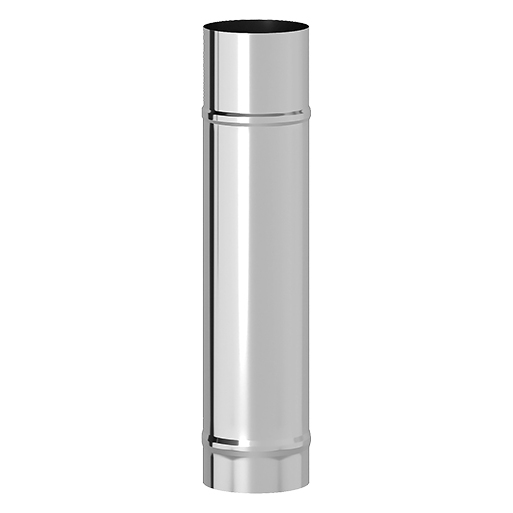 Труба Везувий L-0,25м (нержавейка, AISI 430/0,8мм)(Ø 115 мм)