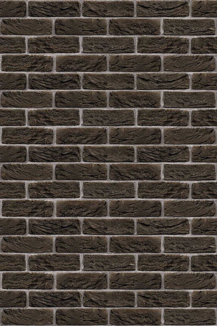   Плита Фаспан Везувий кирпич Коричневый №1001(Размер 1200х600х8 мм, Направление рисунка Горизонталь)