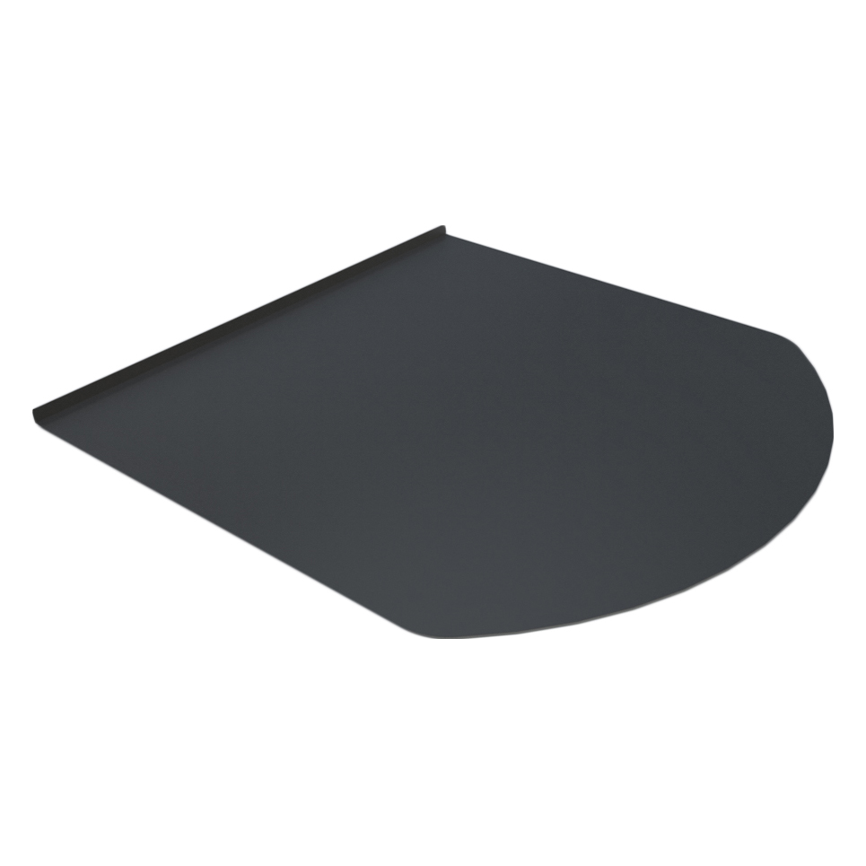   Лист предтопочный Везувий BLACK (R641)(980х980х0,5мм)