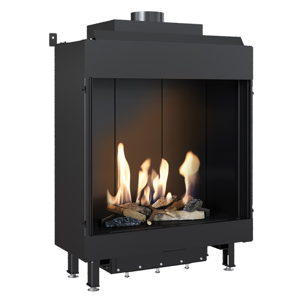   Каминная топка Kratki LEO/76/62/G31/37MBAR (баллонный газ)