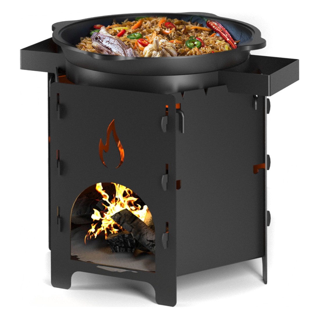   Печь под казан Везувий разборная ПКМ1