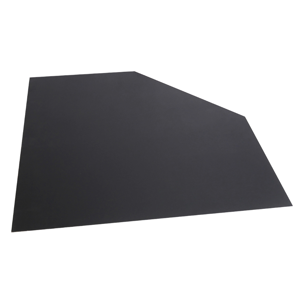   Лист напольный Везувий сталь угловой(Толщина 1,5 мм, Цвет Антрацит)