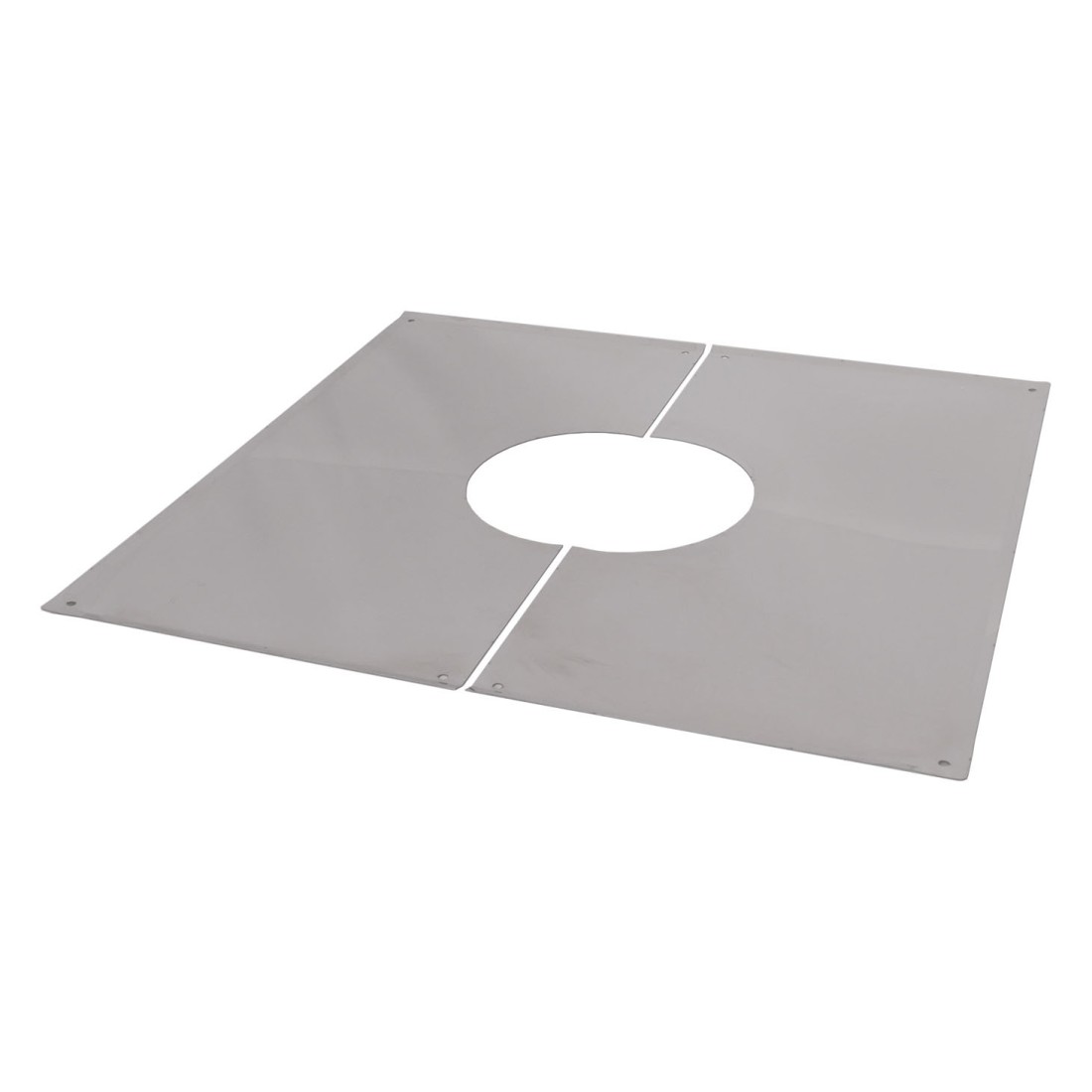 Декоративная пластина Везувий (AISI 430)(Диаметр Ø 250 мм, Угол 0°- 5°, Размеры 600х600 мм)