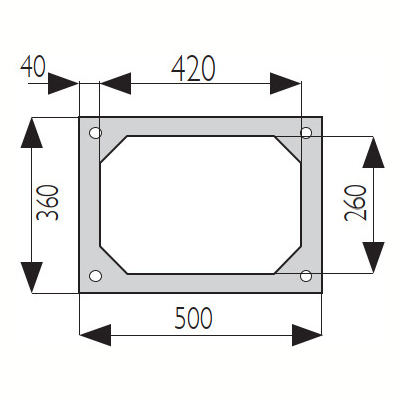   Инсталляционная шахта Schiedel VENT(400х800 мм)