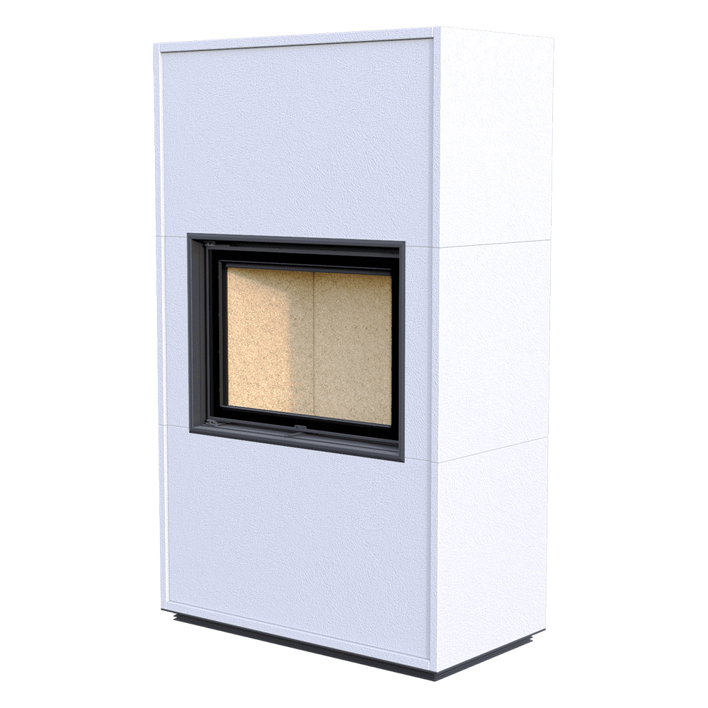 Печь-камин Astov Aplit М 700(Принт 3, Цвет корпуса Шоколад)