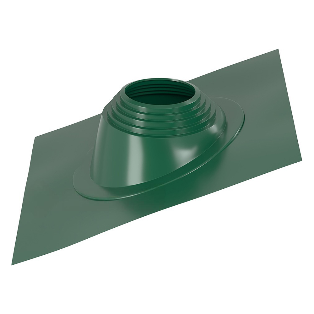   Кровельный проходник для дымохода Везувий №5, угловой (200-275мм)(Серебро)