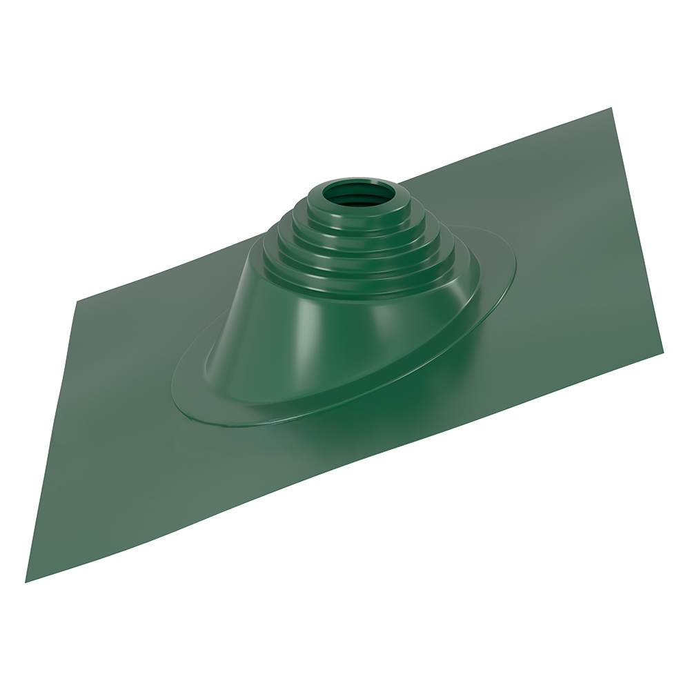   Кровельный проходник для дымохода Везувий №110, угловой (75-200мм)(Синий)