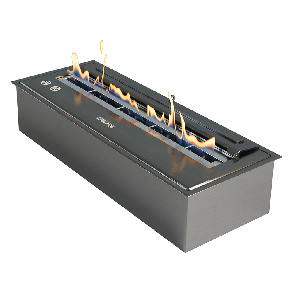   Биокамин Airtone Slam (Black titanium / Графит)(Длина 1000 мм)