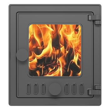   Печная дверца ASTON ДТ-4С (антрацит)