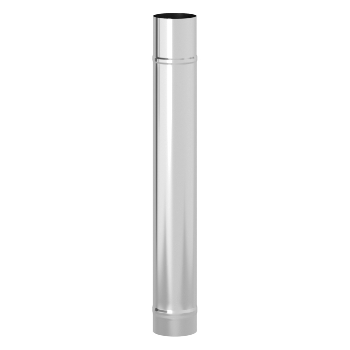 Труба Везувий L-0,5м (AISI 430/1,0 мм)(Ø 120 мм)