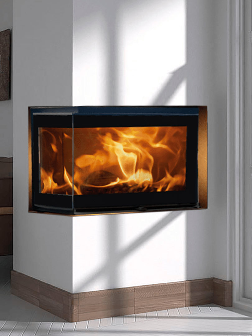   Каминная топка Panadero HOGAR (угловая)(Izquierdo - левая)