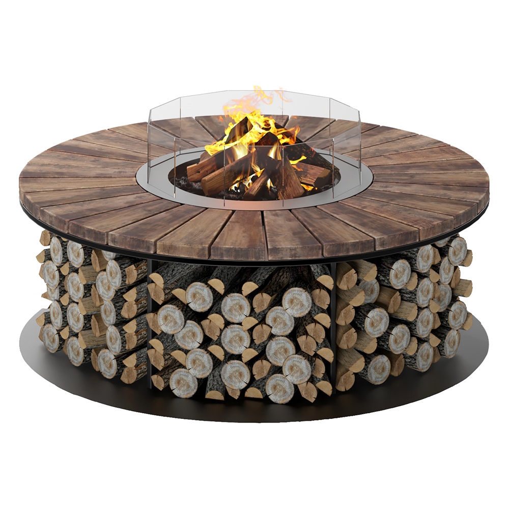   Камин-стол OpenFire дровяной