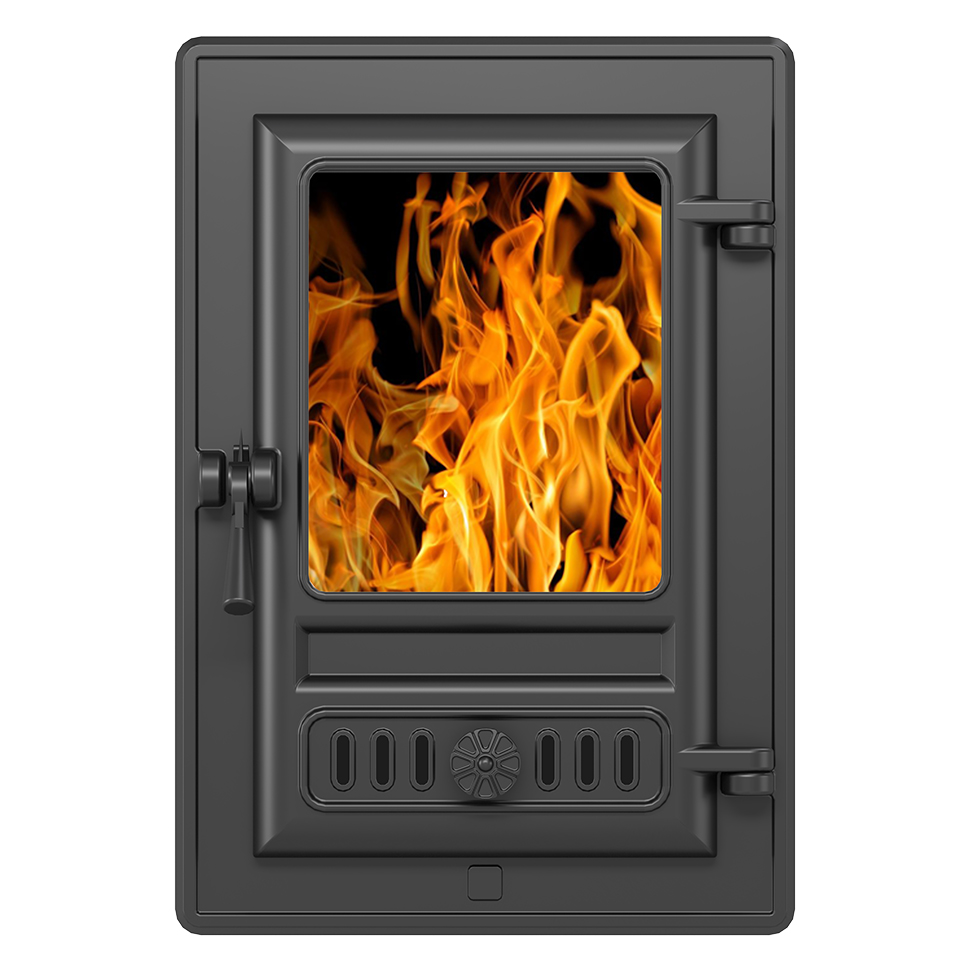   Каминная дверца ASTON 350 (антрацит)