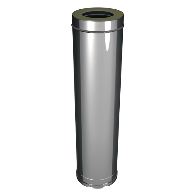   Труба Вулкан V50R L1000 мм (нержавейка, AISI 321/304/0,5мм)(Диаметр Ø 120/220 мм)