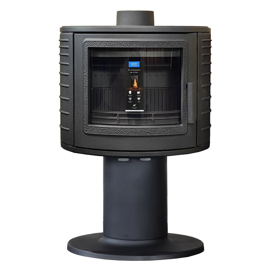   Печь-камин FireBird Puma 9 кВт с опорой