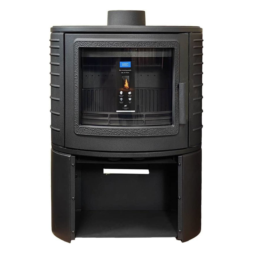   Печь-камин FireBird  Puma 9 кВт с дровником