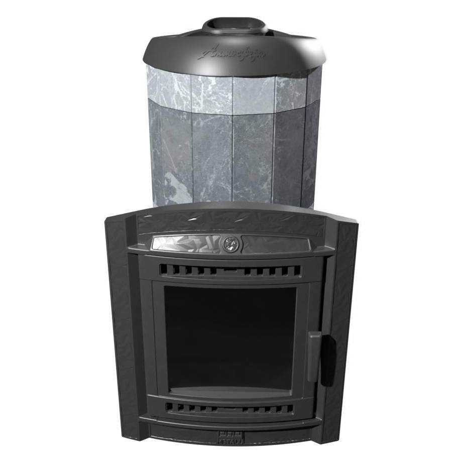   Банная печь ПроМеталл Атмосфера XL в плитке