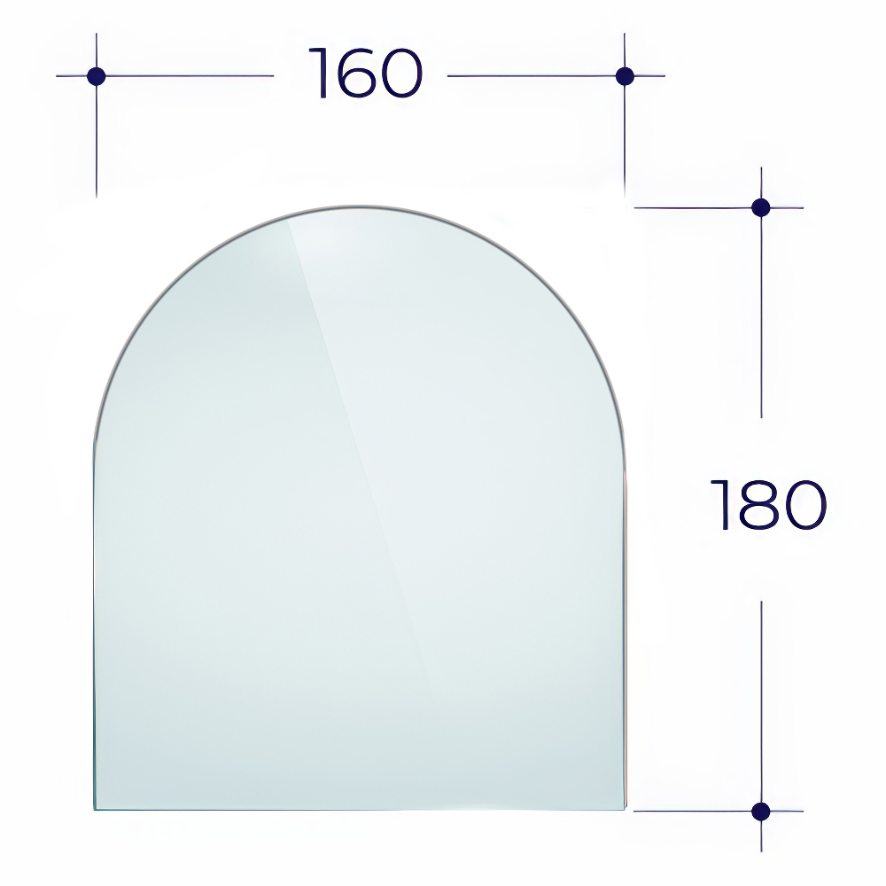   Стекло Везувий для печи-камина A-07