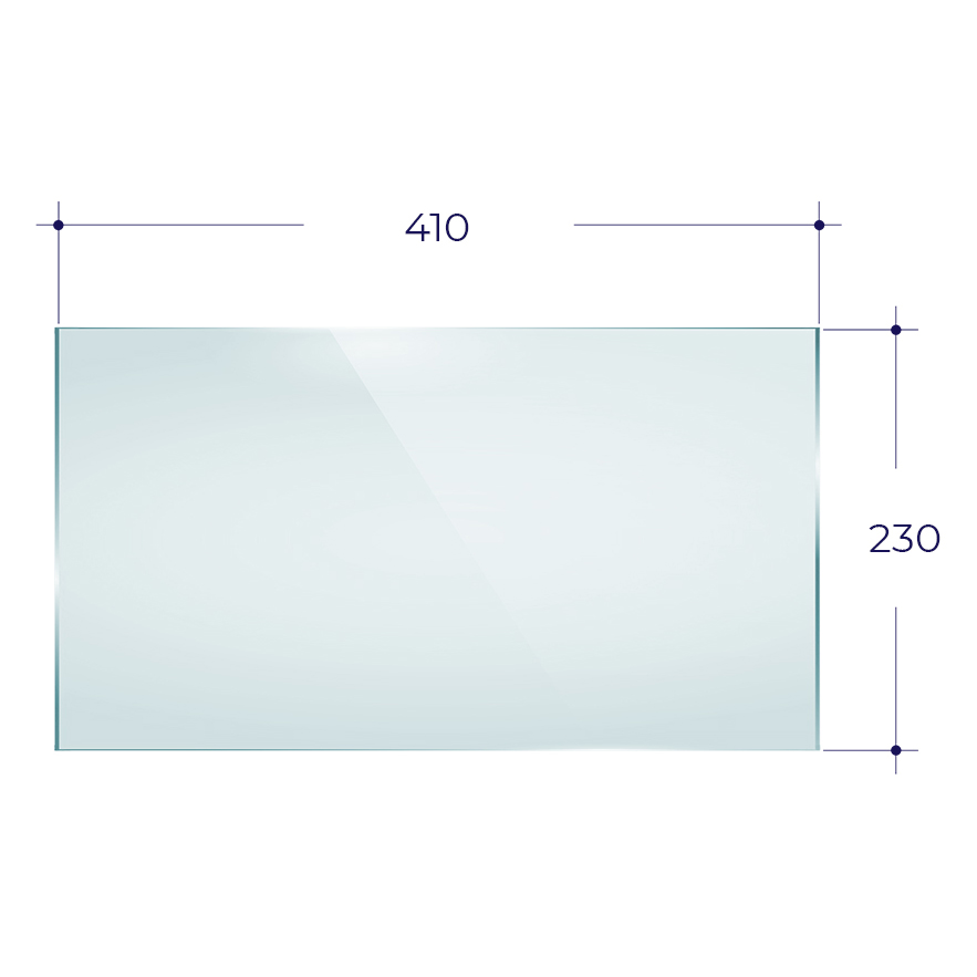   Стекло Везувий для печи-камина AST-13