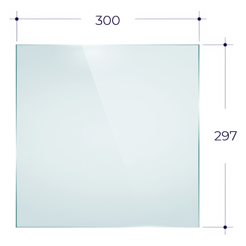   Стекло для каминной дверцы Эверест 320