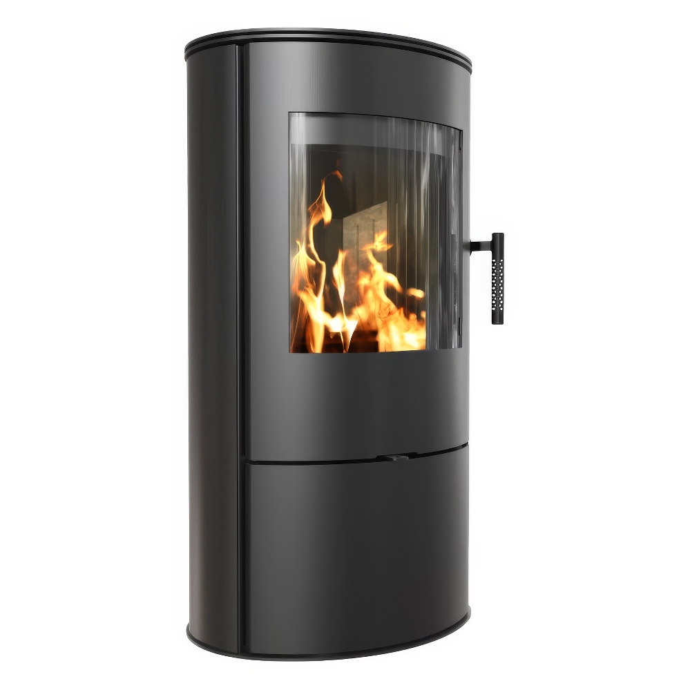   Печь-камин Kratki ROLLO(Черная футеровка)