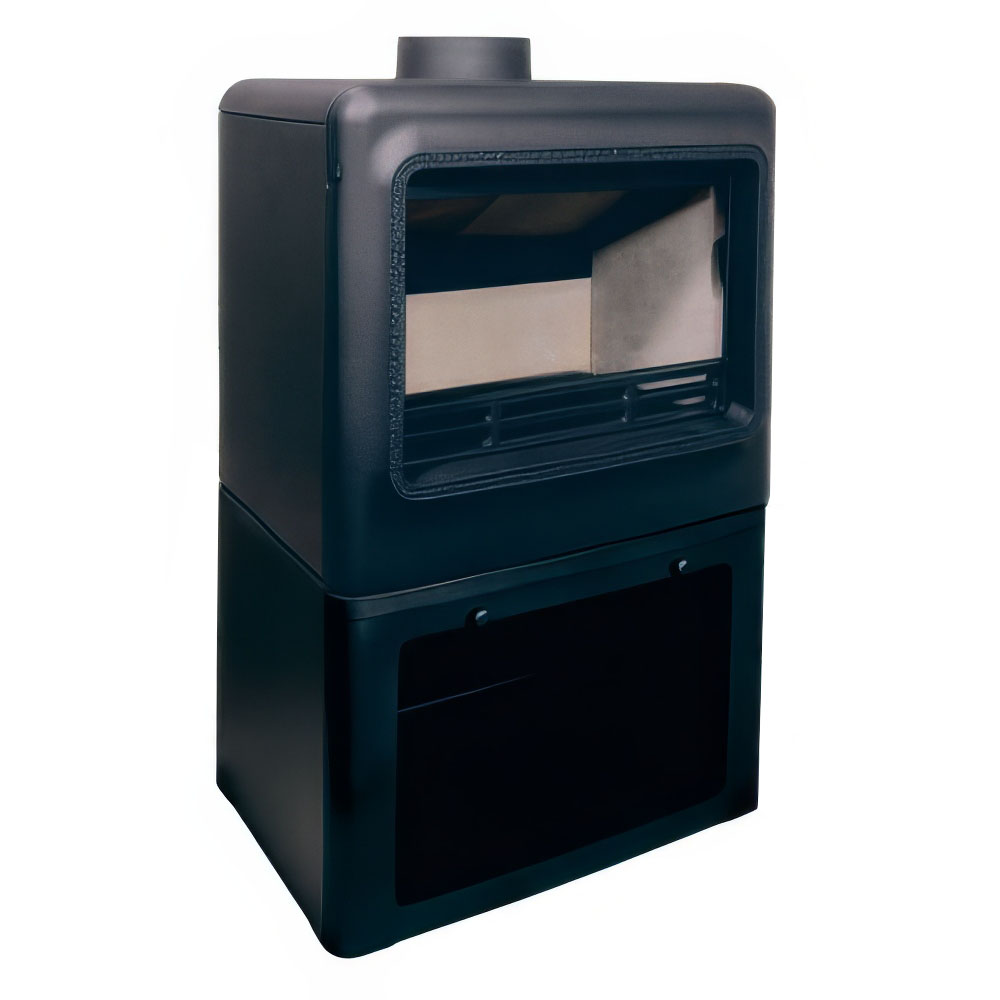   Печь-камин FireBird Leopard 9 кВт с дровником