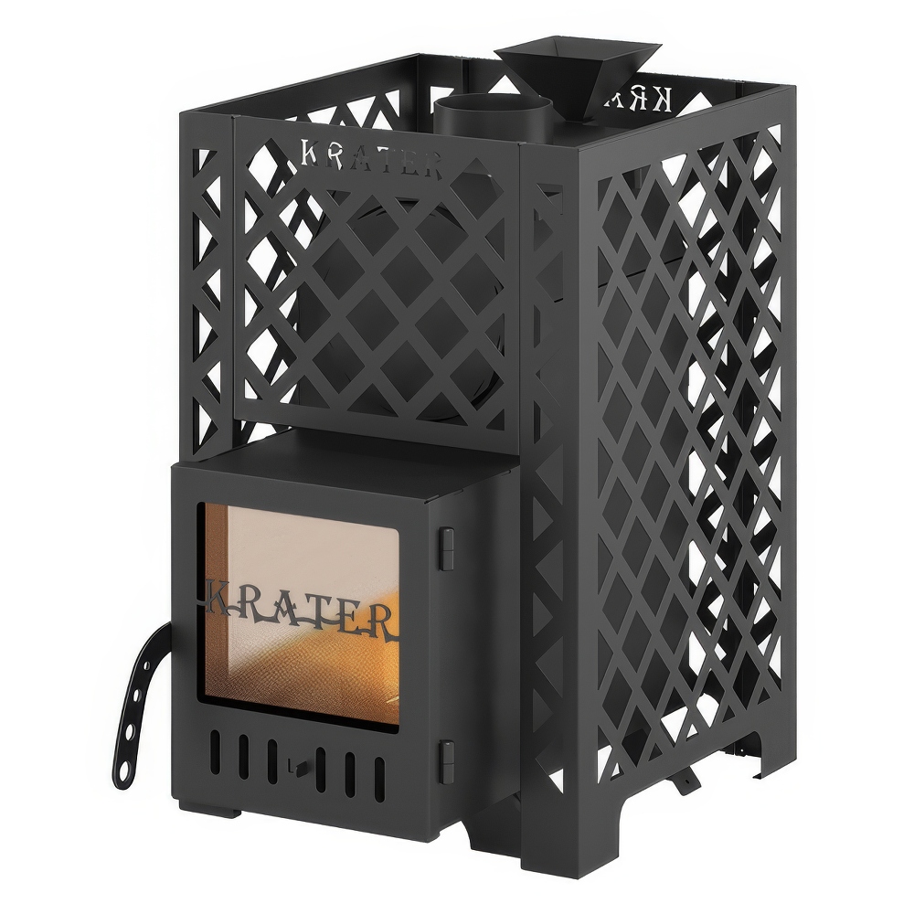   Дровяная печь для бани Кратер 12С