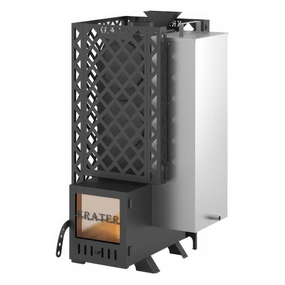   Дровяная печь для бани Кратер 20С бак