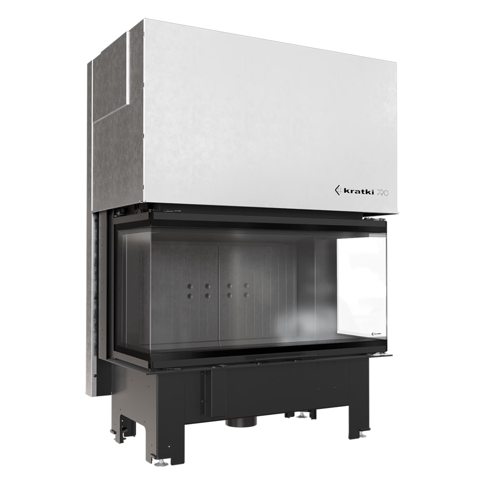   Каминная топка Kratki NBC 15 (NBC/1000/400)(Белая футеровка)