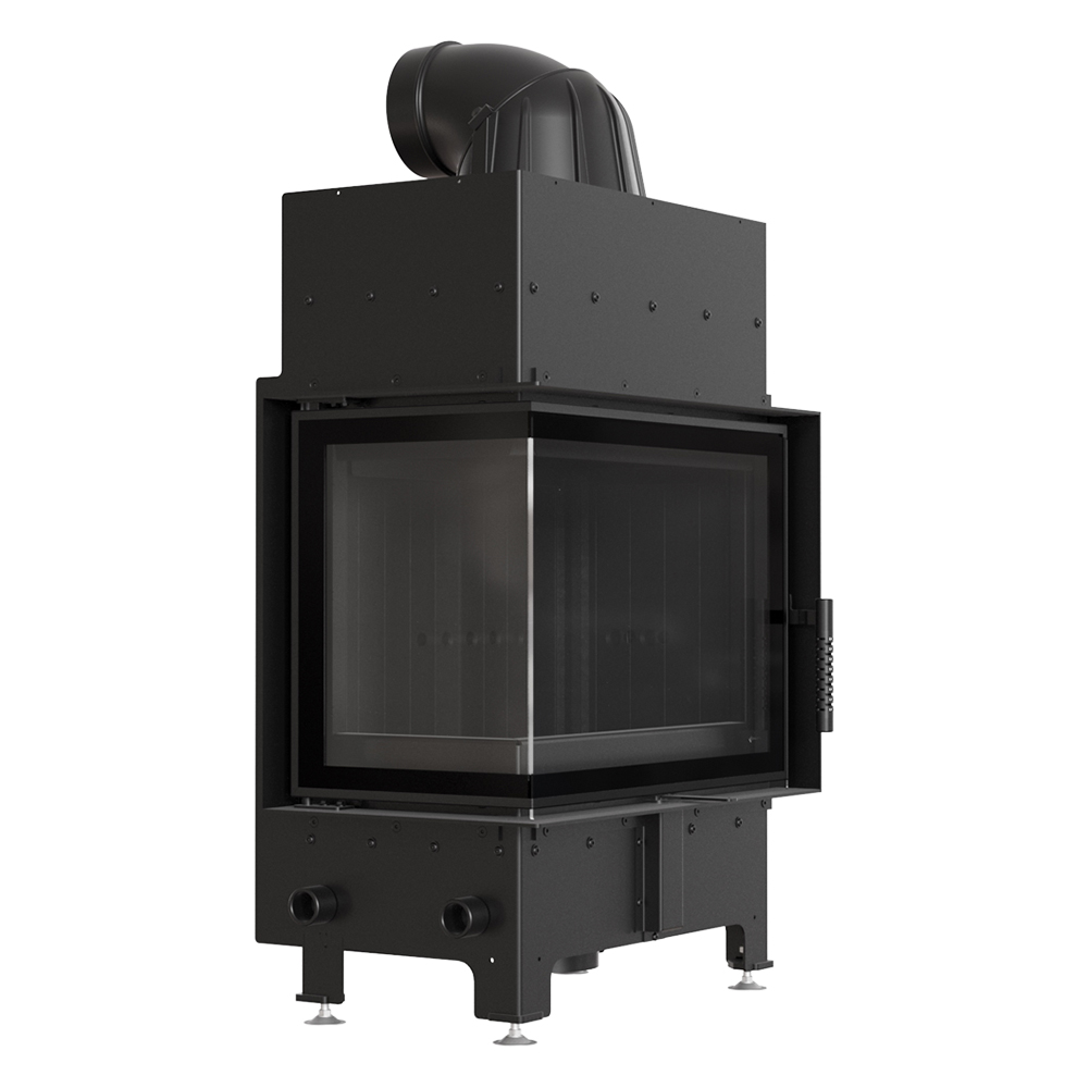   Каминная топка Kratki FLOKI/S/L(Футеровка Белая, Доводчик -)