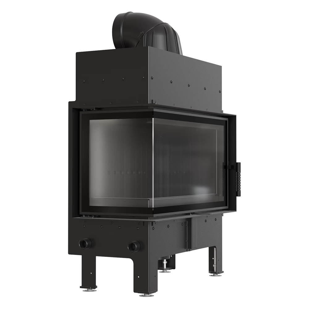   Каминная топка Kratki FLOKI/M/L(Футеровка Черная, Доводчик -)