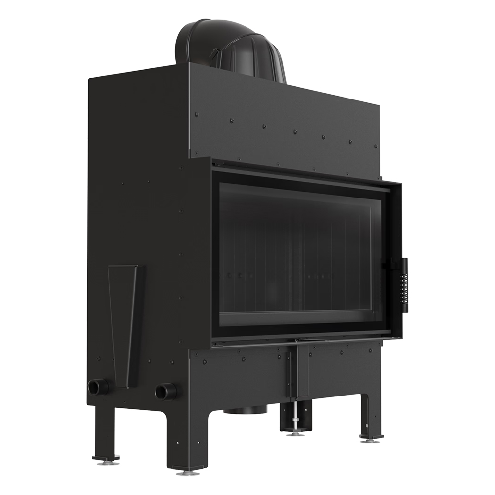   Каминная топка Kratki FLOKI/L(Футеровка Белая, Доводчик -)