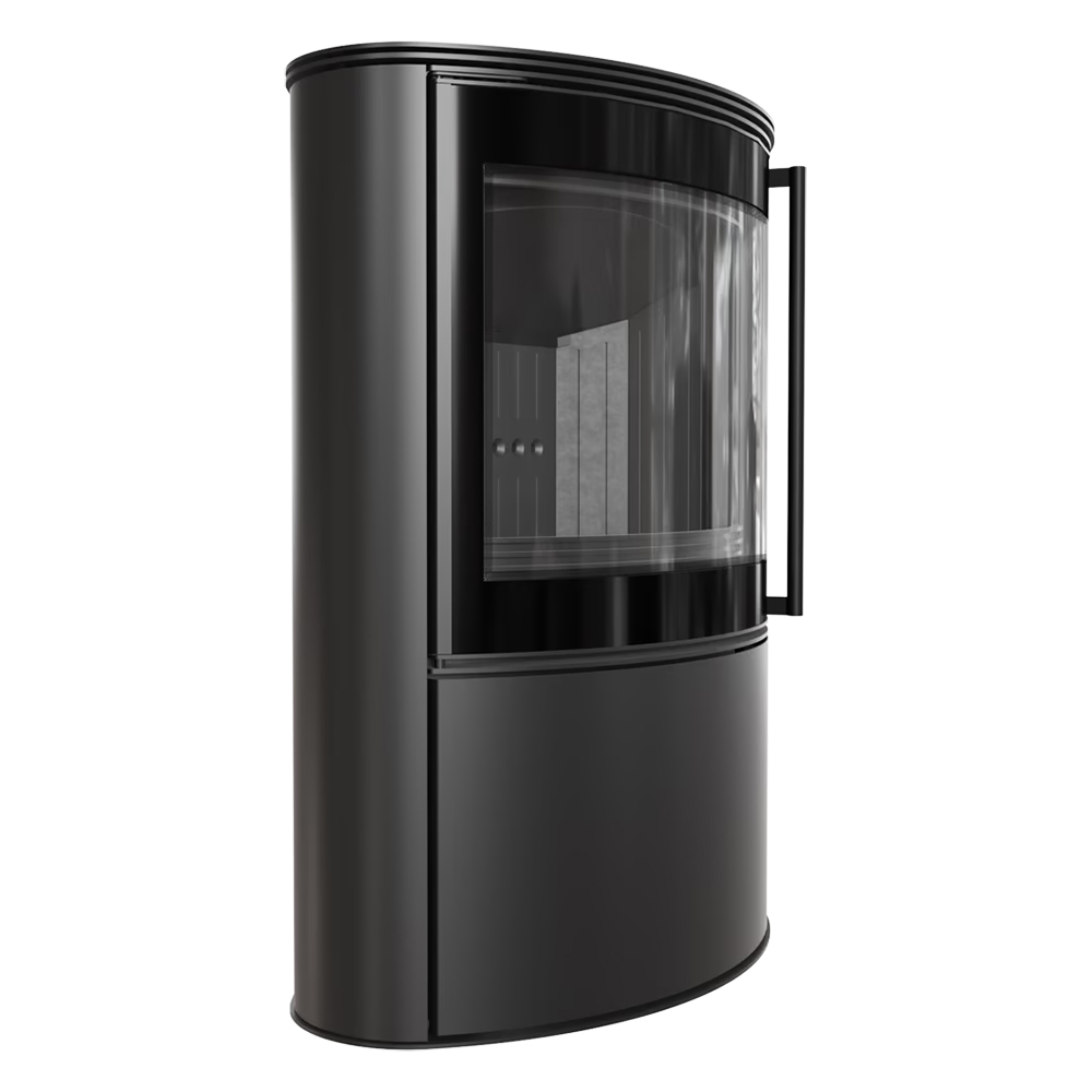   Печь-камин Kratki BJORN(Футеровка Белая, Доводчик С доводчиком)