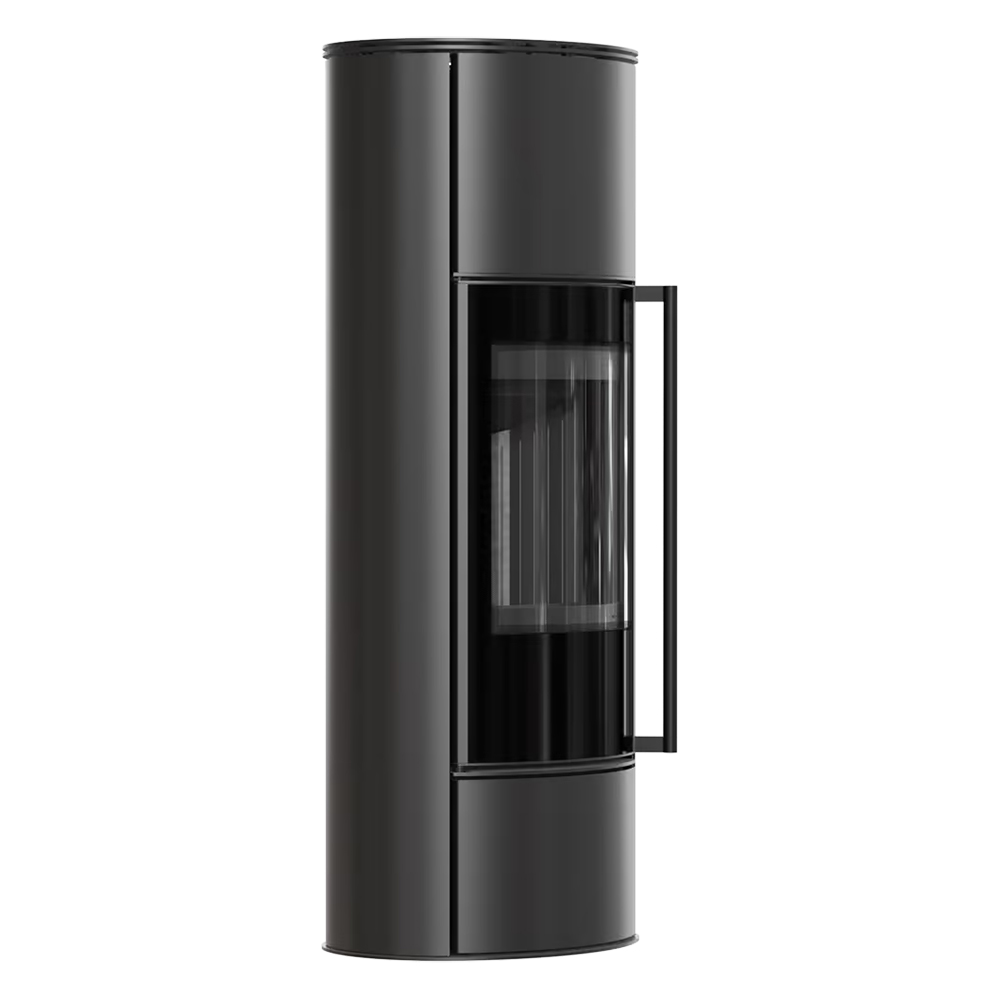   Печь-камин Kratki ERIK/W(Футеровка Белая, Доводчик С доводчиком)