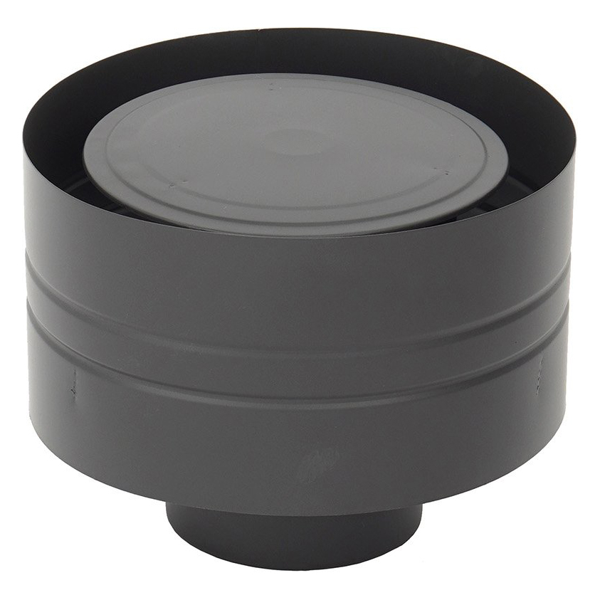   Дефлектор ТиС Моно ДМ-Р, AISI 430 Black(Диаметр Ø 120 мм)