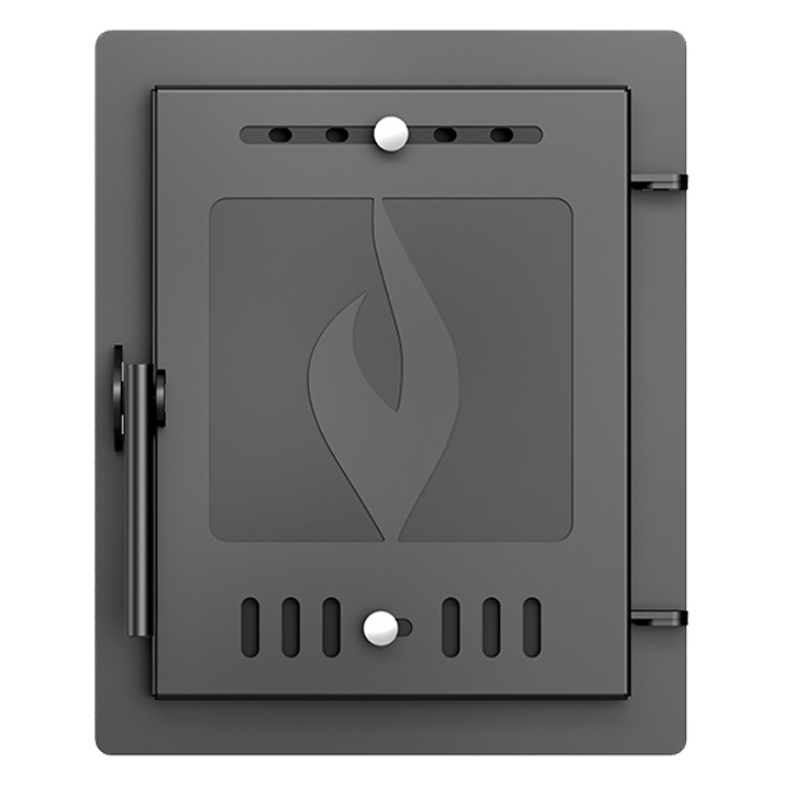   Каминная дверца Эверест 211 (М) (антрацит)