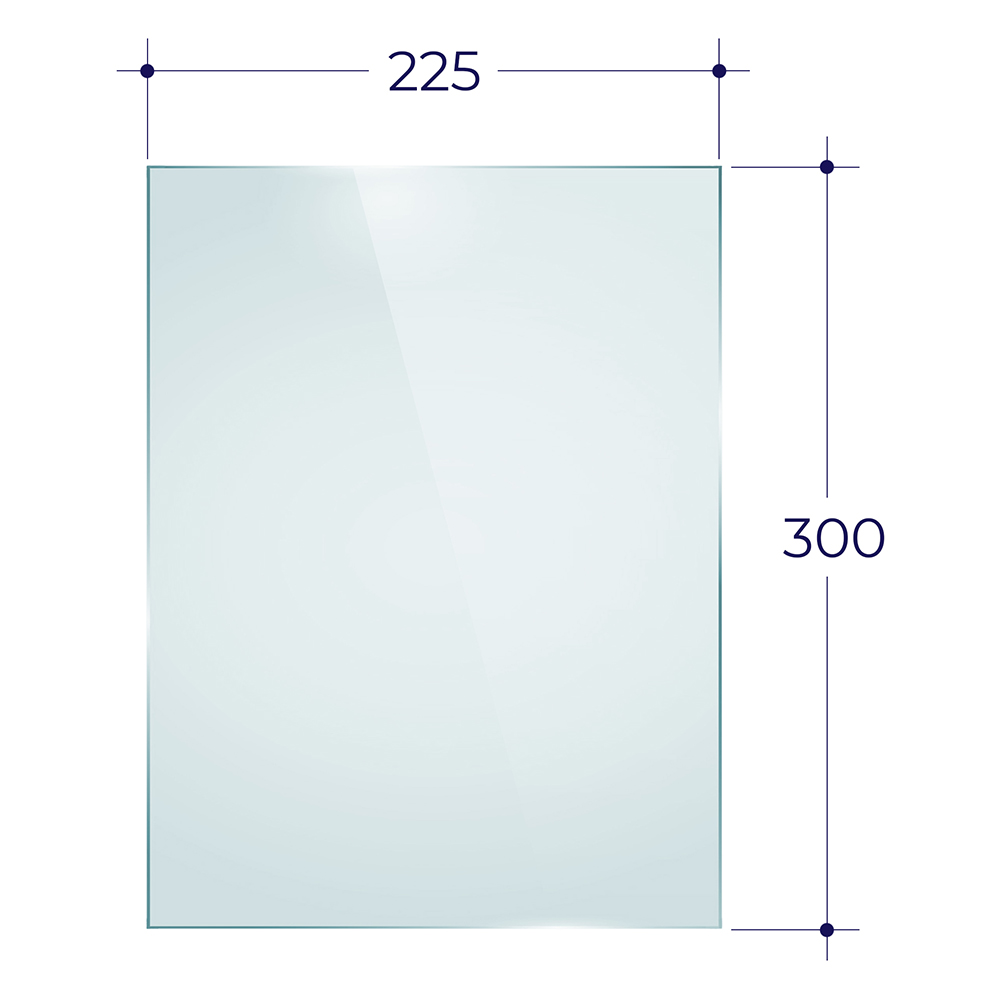   Стекло для каминной дверцы Эверест 310