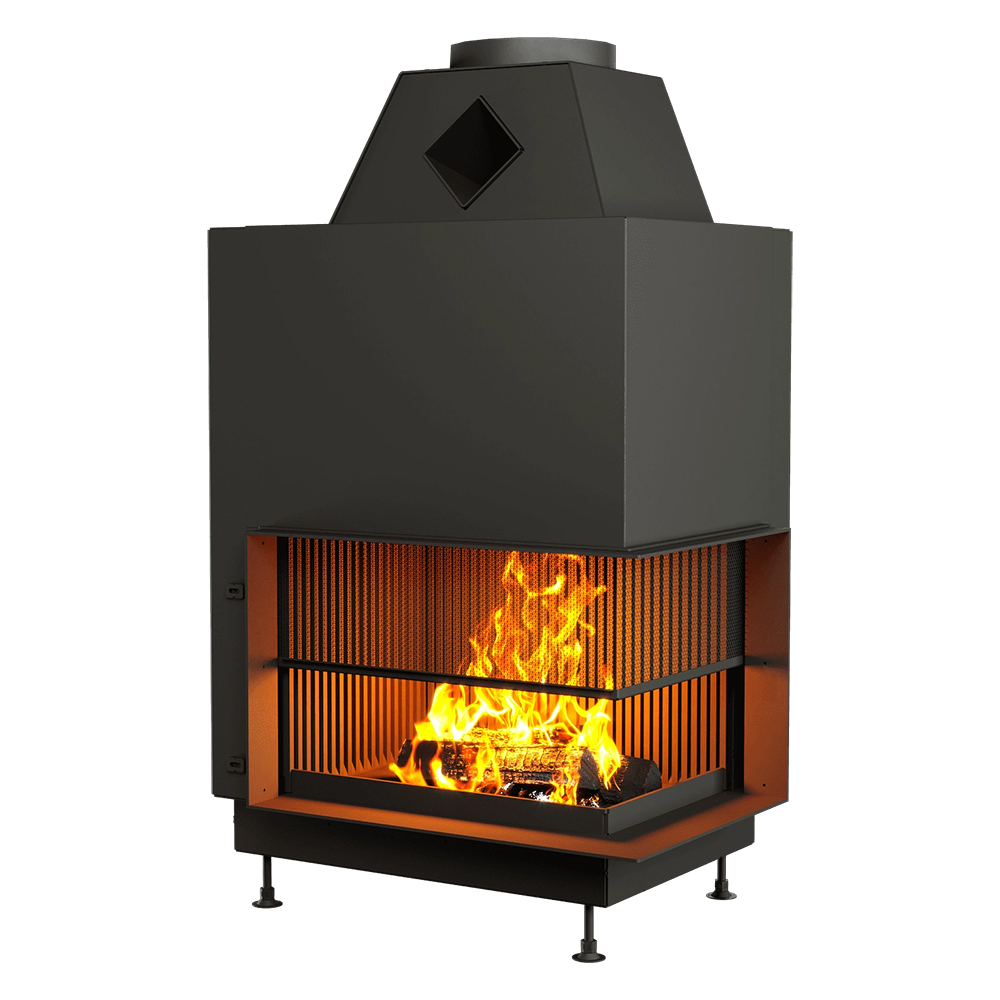 Каминная топка Astov О2С 70/50 с сеткой(Расположение Правая)