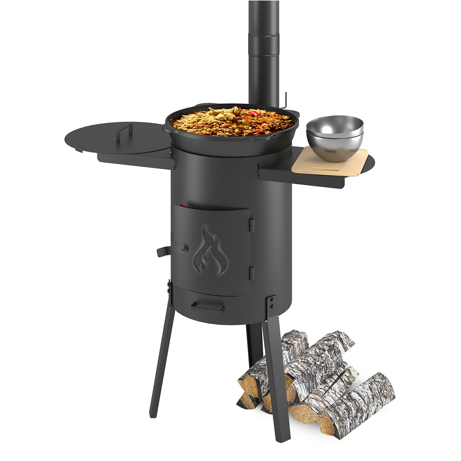   Печь под казан Везувий «Кулинар»