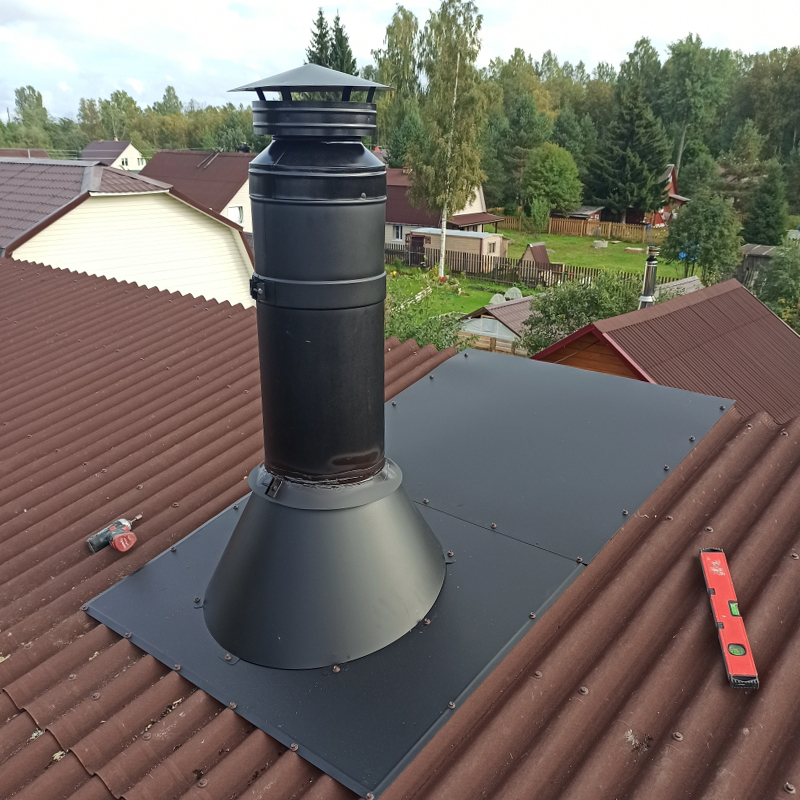   Монтаж печь-камина Мета Викинг (миниатюра)